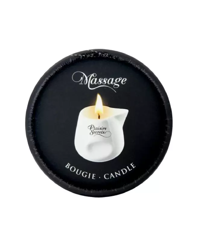 Bougie de massage vanille Plaisir Secret 80ml pour relaxation et soin de la peau-2