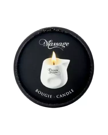 Bougie de massage vanille Plaisir Secret 80ml pour relaxation et soin de la peau-2