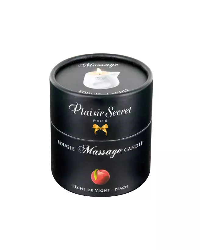 Image de la Bougie de Massage Pêche 80ml de Plaisir Secret-3