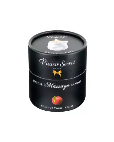 Image de la Bougie de Massage Pêche 80ml de Plaisir Secret-3