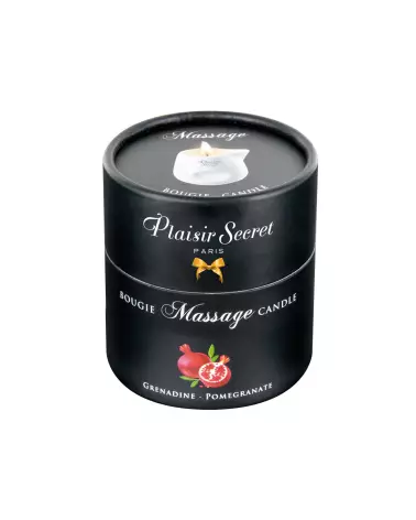 Bougie de massage grenadine Plaisir Secret 80ml pour relaxation et soin de la peau-3