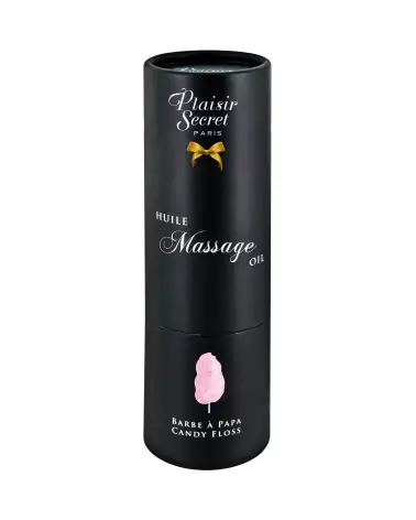 Huile de massage barbe à papa Plaisir Secret 59ml pour moments sensuels et gourmands-2