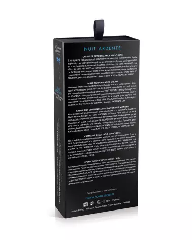 Image de la Crème Nuit Ardente 60ml Plaisir Secret pour améliorer l'érection-2