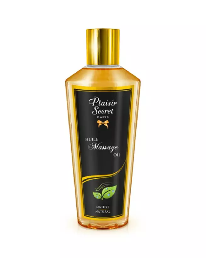 Image de l'Huile de Massage Nature de Plaisir Secret pour relaxation et soin de la peau-1