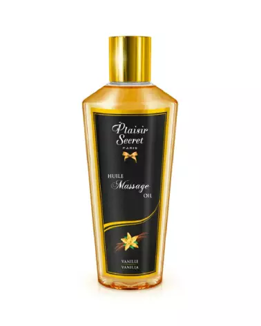 Huile de massage à la vanille Plaisir Secret pour relaxation et soin corporel-1