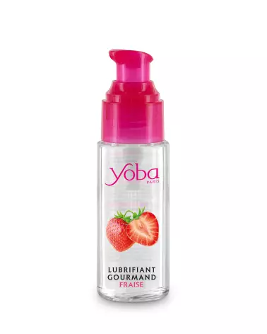 Image du lubrifiant comestible YOBA LUB Gourmand Fraise 50 ml-2