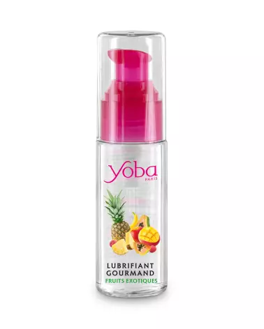 Image du lubrifiant comestible YOBA Gourmand Exotique 50 ml à base d'eau-1