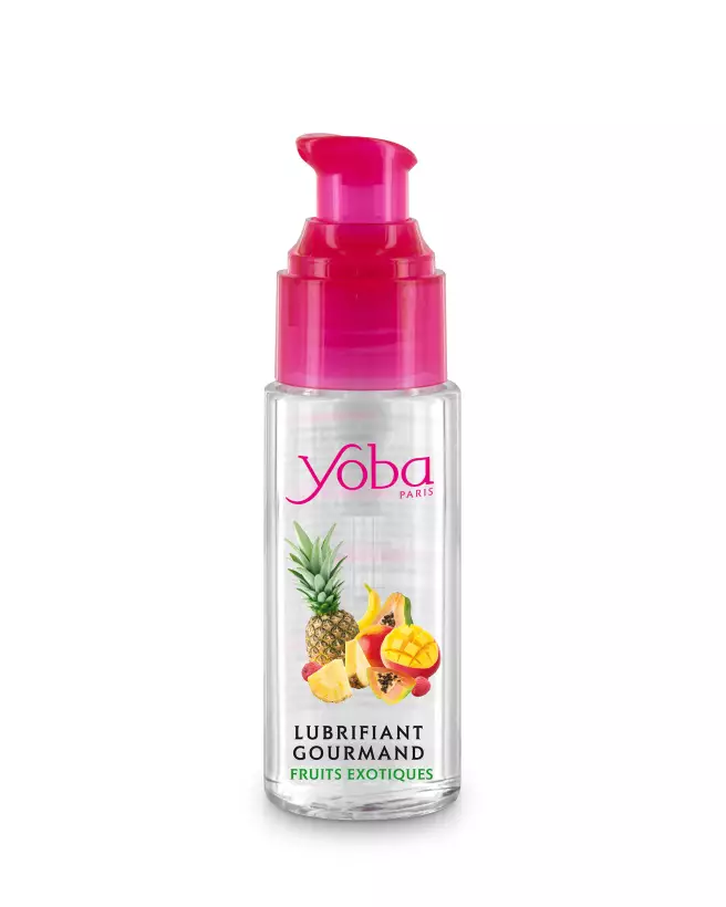 Image du lubrifiant comestible YOBA Gourmand Exotique 50 ml à base d'eau-2