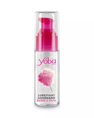 Image du lubrifiant YOBA Gourm Barbe à Papa 50 ml, lubrifiant comestible à base d'eau-1