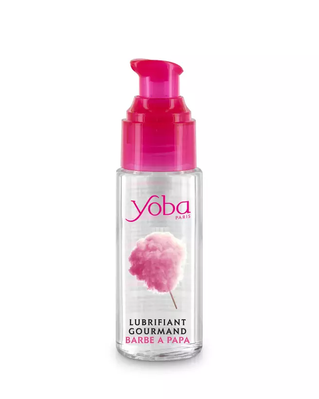 Image du lubrifiant YOBA Gourm Barbe à Papa 50 ml, lubrifiant comestible à base d'eau-2