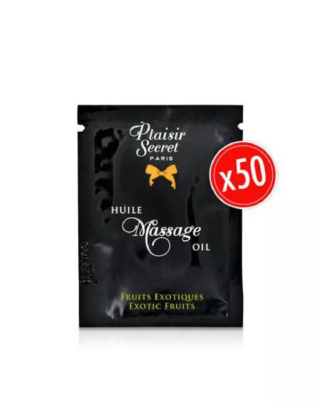 Lot de 100 Dosettes Huile de Massage Fruits Exotiques Plaisir Secret-1
