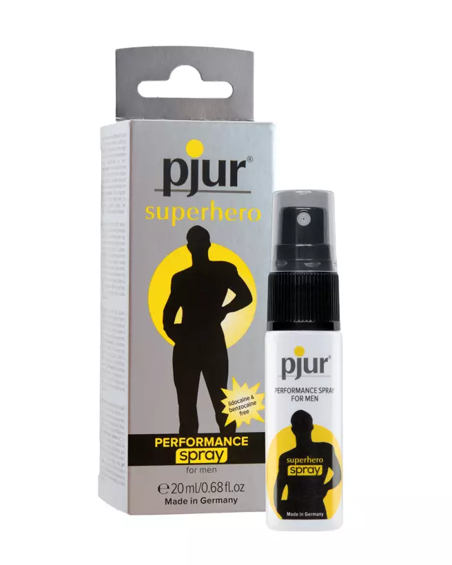 Image PJUR SUPERHERO Spray 20ml pour retarder l'éjaculation-1
