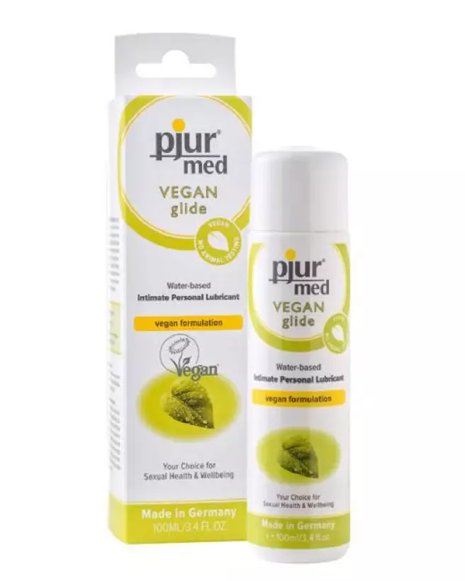 PJUR MED Vegan Glide 100ml lubrifiant bio naturel pour peaux sensibles-1