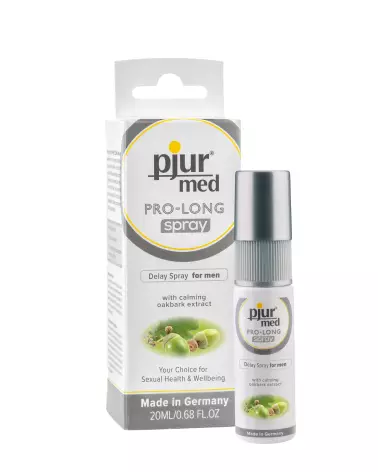 Image du spray retardant PJUR MED PRO-LONG 20ml pour améliorer performance et endurance-1