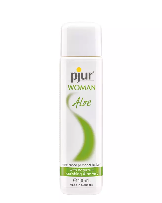 PJUR WOMAN ALOE Lubrifiant spécial femme 100 ml enrichi en aloe vera-1