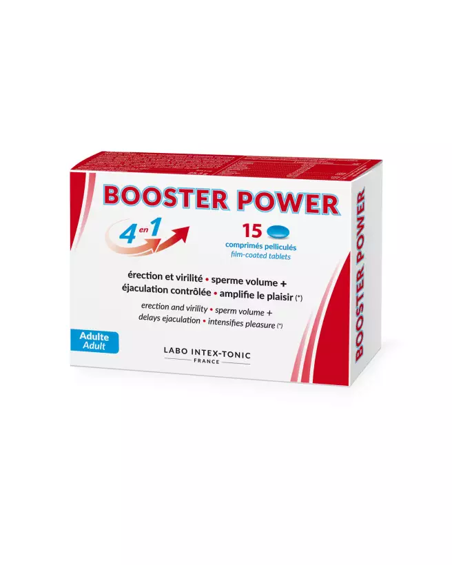 Image BOOSTER POWER 15 Comprimés LABO INTEXTONIC pour amélioration érection-1