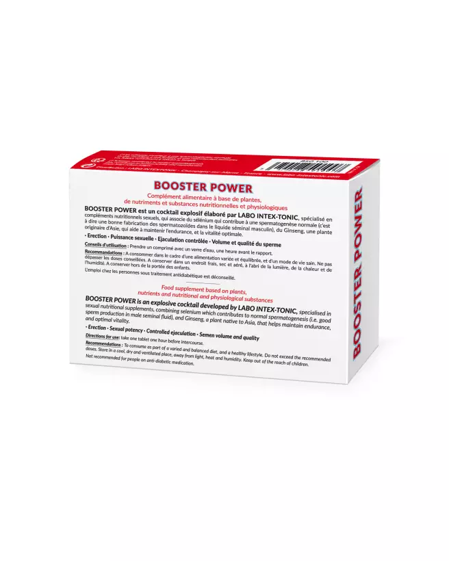 Image BOOSTER POWER 15 Comprimés LABO INTEXTONIC pour amélioration érection-2