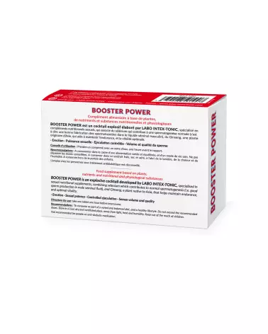 Image BOOSTER POWER 15 Comprimés LABO INTEXTONIC pour amélioration érection-2