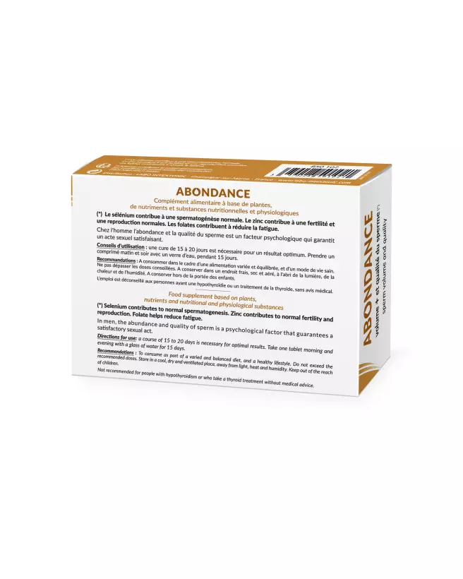 Image ABONDANCE 30 Comprimés LABO INTEXTONIC pour éjaculation abondante et performance améliorée-2