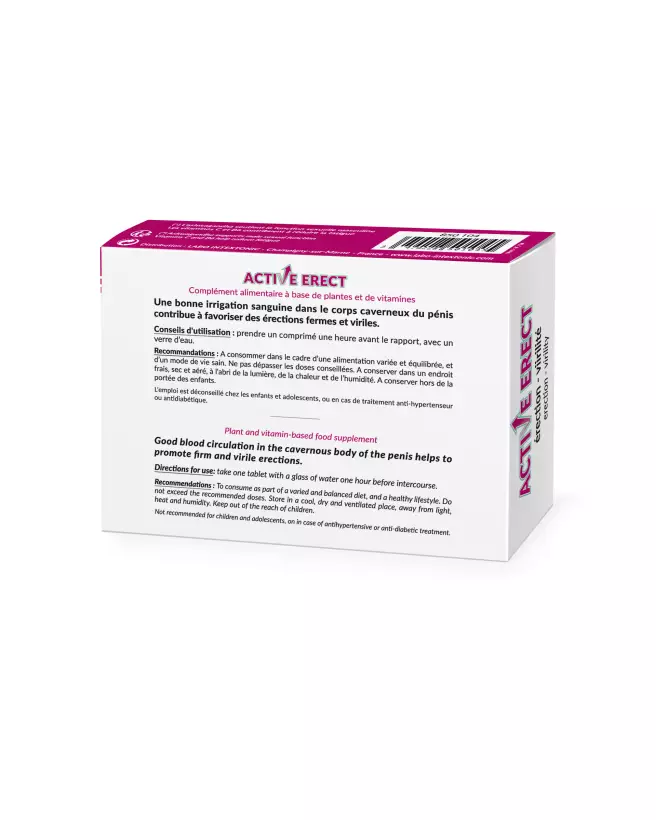 Image ACTIVE ERECT 30 comprimés LABO INTEXTONIC pour améliorer l'érection-2