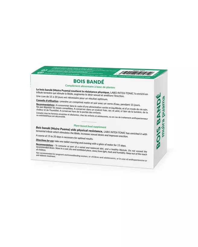 Image de Bois Bandé 30 comprimés par LABO INTEXTONIC, stimulant rapide et efficace-2