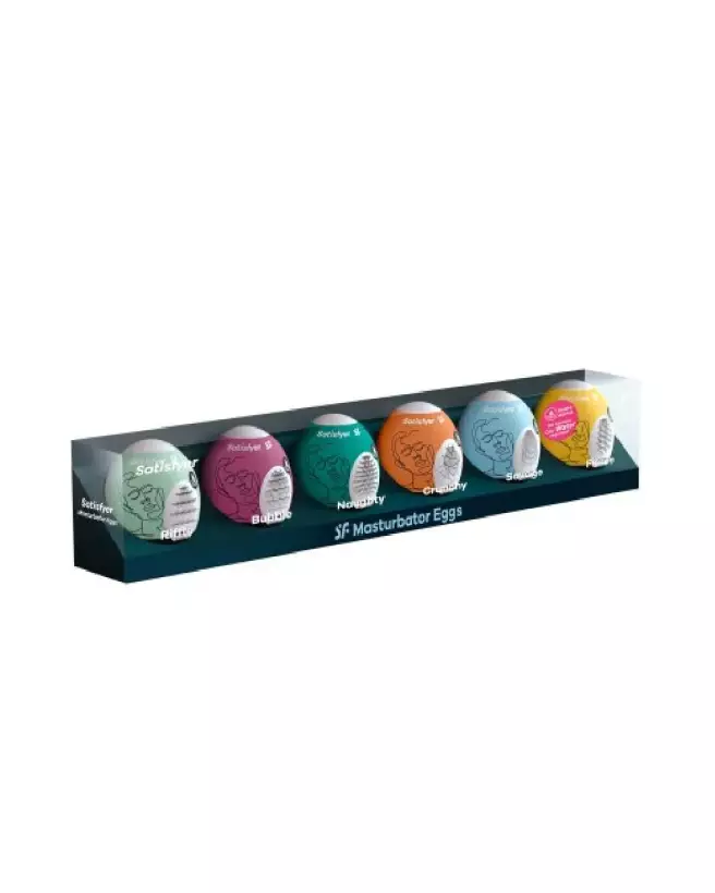 Image du Satisfyer Egg Set 6 Panache, masturbateur discret pour stimulation intense-1
