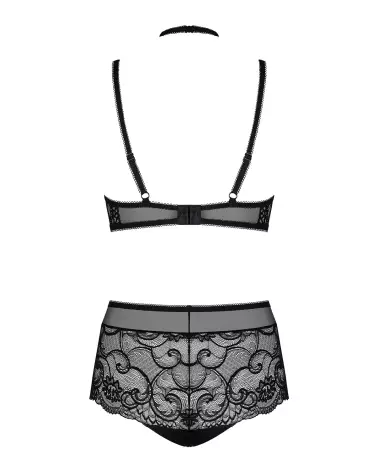 Elizenes Ensemble 2 pièces noir Obsessive lingerie élégante-8
