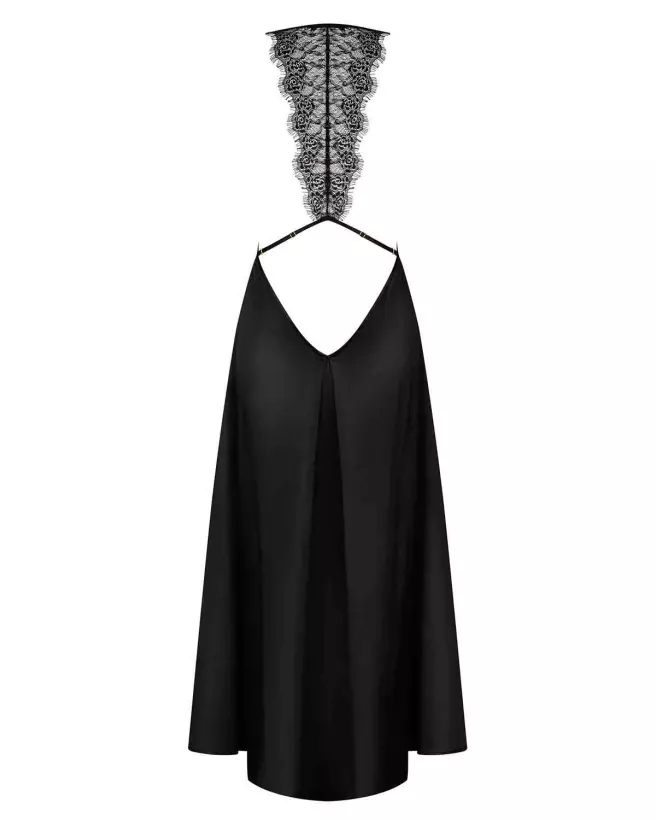 Robe sexy noire Agatya par Obsessive, élégance et séduction en soirée-8