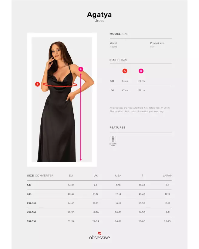 Robe sexy noire Agatya par Obsessive, élégance et séduction en soirée-9