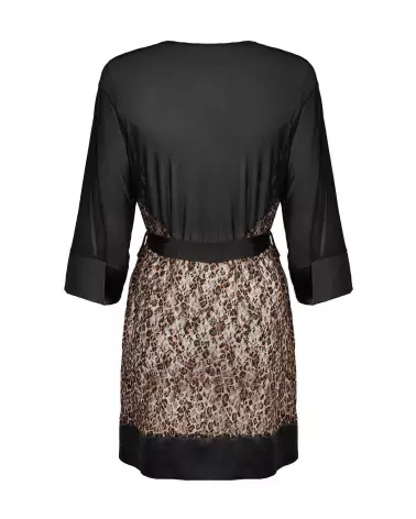 Peignoir Allunes Noir Obsessive en tenue élégante et confortable-13