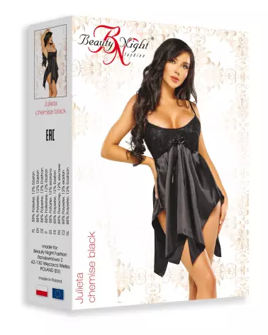 Nuisette Julieta noire élégante de Beauty Night-6