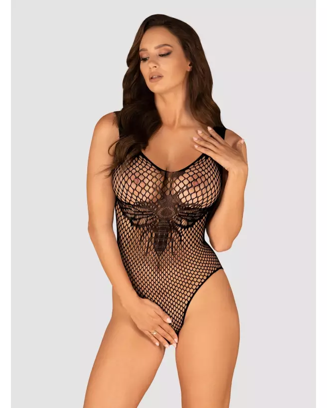 Body Noir B134 Obsessive en dentelle élégante et séduisante-3
