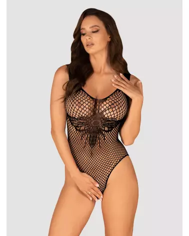 Body Noir B134 Obsessive en dentelle élégante et séduisante-3