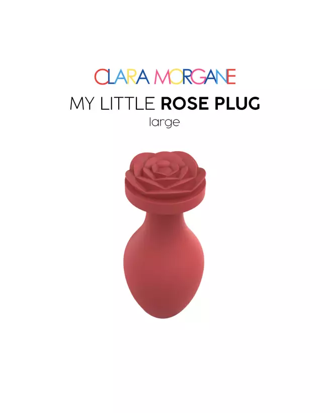 Plug Anal Silicone en forme de Rose - My Silicone Rose Plug - image 6