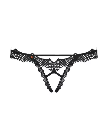 String ouvert Bravelle Obsessive noir, lingerie féminine élégante et séduisante-9