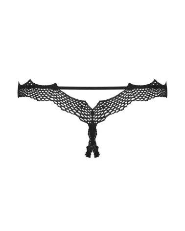 String ouvert Bravelle Obsessive noir, lingerie féminine élégante et séduisante-10