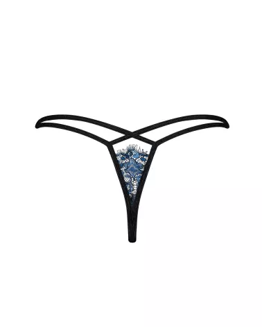 Obsessive Yassmyne string bleu, lingerie élégante et confortable-8