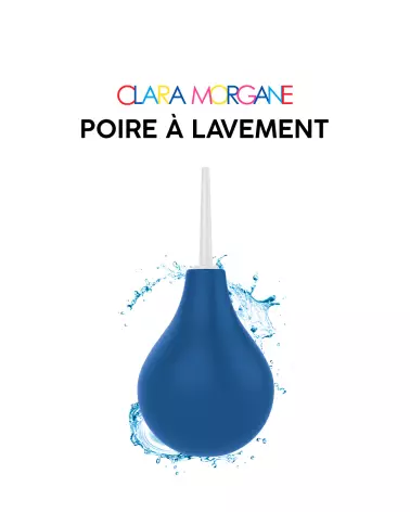 Poire à lavement bleue 224ml - image 1