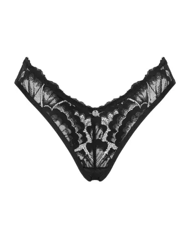 Alessya String Noir Obsessive - Lingerie Élégante et Confortable-11