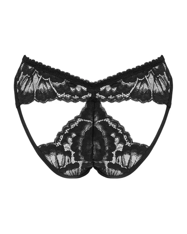 Alessya String Noir Obsessive - Lingerie Élégante et Confortable-12