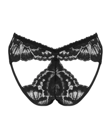 Alessya String Noir Obsessive - Lingerie Élégante et Confortable-12