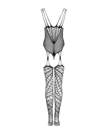 G325 Bodystocking Noir par Obsessive - Lingerie Élégante et Sexy-8