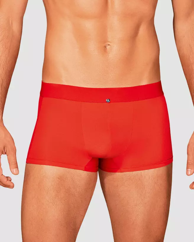 Boxer Boldero Rouge Obsessive style élégant et confortable-6