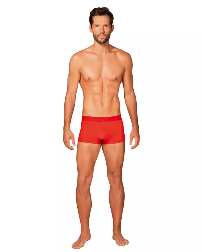 Boxer Boldero Rouge Obsessive style élégant et confortable-8