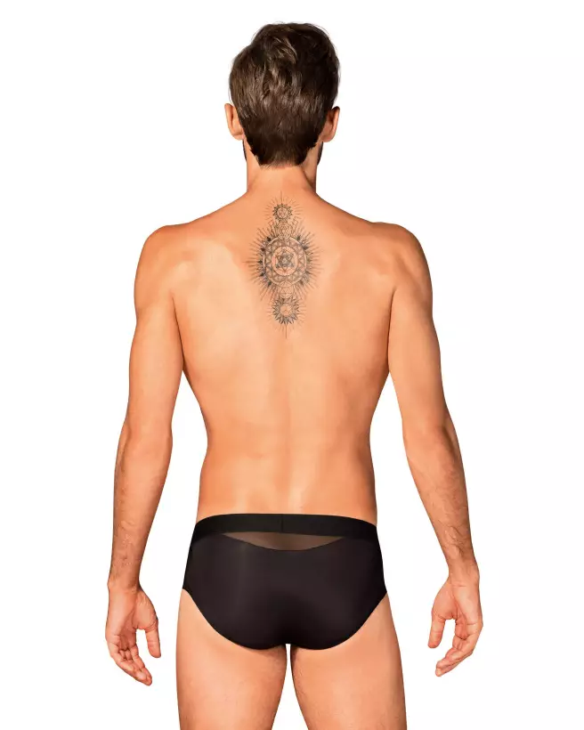 Slip Boldero Noir Obsessive pour Homme, confort et élégance-3