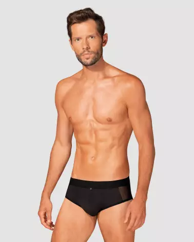 Slip Boldero Noir Obsessive pour Homme, confort et élégance-10