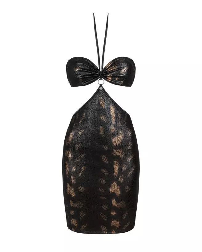 Robe noire sexy Obsessive pour soirées élégantes-7