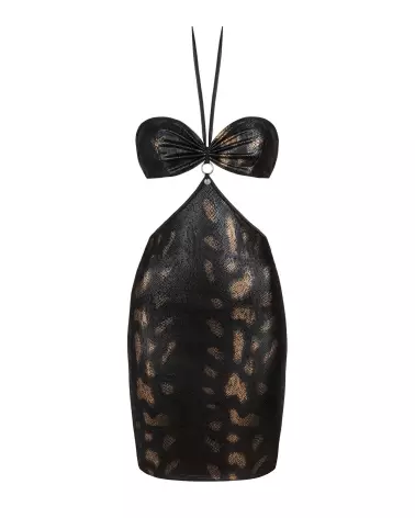 Robe noire sexy Obsessive pour soirées élégantes-7