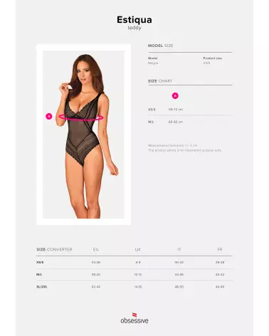 Body Estiqua Obsessive élégant et confortable pour femme-9