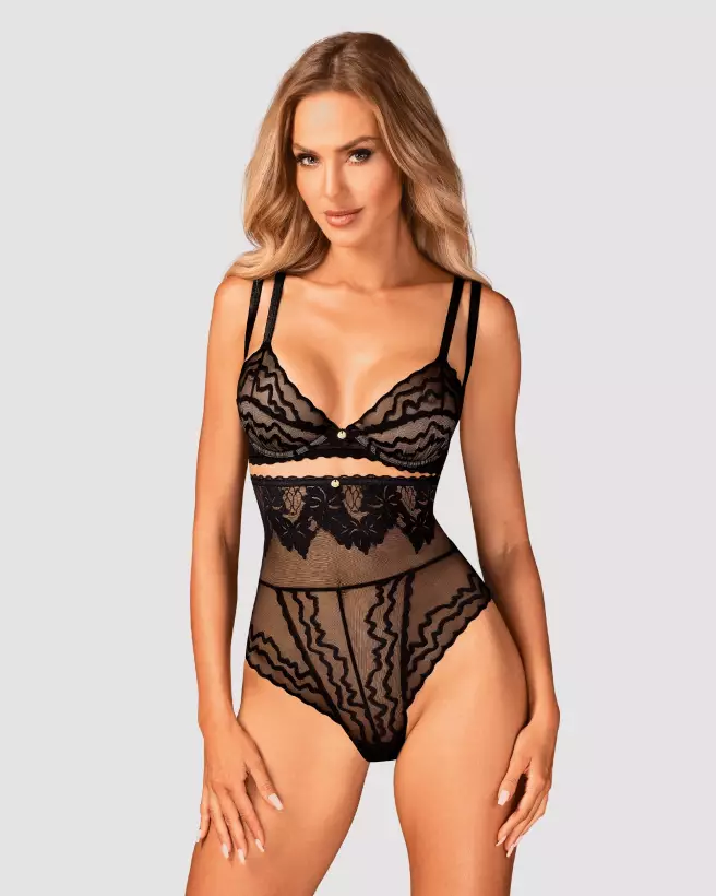 Image du soutien-gorge noir Arienna par Obsessive, élégant et confortable-3
